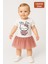 Kız Bebek Hello Kitty Desenli Tüllü Elbise 6-18 Ay 1