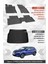 Nıssan Qashqai Tekna 2014-2021 Uyumlu 4.5d Premium Havuzlu Oto Paspas ve Liner Marka 3D Bagaj Havuzu 1