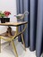 Nivemeshome Roma Indigo 1/3 Sık Pileli Fon Perde Apm 4