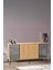 Viva Camlı Konsol Atlantik Çam Aynalı 4 Kapaklı Raflı 160x80x43,5 Cm 1