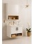 Legna 65 cm Banyo Dolabı Takımı – Beyaz & Ahşap – Mdf – Seramik Lavabolu – Alt ve Üst Dolap 9
