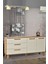 Dia Konsol 2 Kapaklı 3 Çekmeceli Atlantik Çam Krem 160x80x43,5 Cm 1