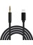 Iphone Için Aux Kablo, Apple Mfi Sertifikalı Lightning 3,5 mm Aux Kablosu, Iphone 14 13 12 11 Pro Max Xs Xr x 8 7 6 Ipad Ipod Araba, Ev Stereo Hoparlör Kulaklık, 3,3 Ft Siyah 1