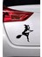 Uçan Cadı Sticker Oto Motor Laptop Duvar Folyo Sticker 25 x 25 cm 3