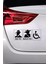 Wc Üçlü Set - Araç, Oto, Laptop, Duvar Uyumlu Sticker 60*24 cm 2