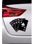 Poker Flush Sticker Oto Motor Laptop Duvar Folyo Sticker 30 x 21 cm 3
