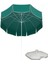 Yeşil Polyester Plaj Şemsiyesi 10 Telli 2 Metre Branda Kumaş Bidonlu 1
