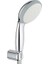 Go 100 El Duşu Seti, 100MM Yuvarlak 1 Akışlı (Yağmur) El Duşu, Duş Başlığı Tutucu, 1750MM Duş Hortumu, Krom, 26198000 2
