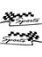 Sports Sticker Oto Motor Laptop Duvar Folyo Sticker 40X12 cm Lcst [lcst] 1