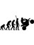 Homo Sapien Motor Duvar Dekor Sticker 40 x 16 cm 1
