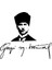 Gazi M. Kemal Sticker Oto Motor Laptop Duvar Folyo Sticker 15 x 13 cm 1