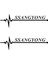Nabız Ritm Oto Cam Sticker Ssangyong 30 x 8 cm 1