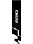 Chery Tüm Modellerine Uyumlu Oyma Yazılı Oto Kaput Şerit Sticker 60 x 15 cm 1