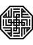 Kufi Huvallah Lafza I Şerif Model 102 Sticker 20 x 20 cm 1