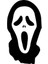 Scream Sticker Oto Motor Laptop Duvar Folyo Sticker 25X45 cm 1