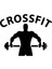 Crossfit Halter Yapışkan Arma Araç&motor&dekor 20 x 16 cm 1