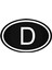 D Almanya Ülke Logosu Oto Özel Yeni Sticker 15 x 9 cm 1