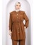 Kiremit Beli Bağlamalı Tunik Pantolonlu Takım 3