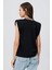 x Serüven Kadın %100 Organik Pamuk Beyaz Omuz Vatkalı Kolsuz T-Shirt 3