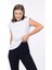 Kadın %100 Organik Pamuk Beyaz Omuz Vatkalı Kolsuz T-Shirt 2