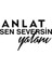 Anlat Sen Seversin Yalanı Sticker (Oto-Motor-Laptop-Duvar-Dekor) 20 x 12 cm 1