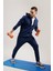 Erkek Indigo Slim Fit Jogger Manşetli Eşofman Altı 2