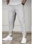 Erkek Gri Paçası Manşetli Slim Fit Sweatpant / Eşofman Altı 1