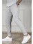 Erkek Gri Paçası Manşetli Slim Fit Sweatpant / Eşofman Altı 2