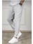 Erkek Gri Paçası Manşetli Slim Fit Sweatpant / Eşofman Altı 3