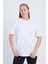 Unisex Oversize Basic 3'lü Siyah Beyaz Bordo Renk T-Shirt 3
