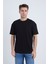 Unisex Oversize Basic 3'lü Siyah Beyaz Bordo Renk T-Shirt 5