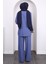 Indigo Ön Bağlamalı Tunik Pantolonlu Takım 4