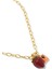 Pavé Strawberry Pendant Necklace, Çilek ve Kartal Başlı Kolye 3