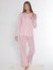 Uzun Kol Pijama Takım Viskon Alperi 790-76 1
