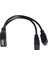 Micro USB Erkek - USB 2.0 Dişi, Micro USB Dişi Otg Y Kablo (DK-CB-MICROTG2Y) 1