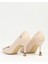 Bej Kadın Topuklu Ayakkabı PC-54029 Z 1