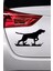 Avcı Köpek Sticker Oto Motor Laptop Duvar Folyo Sticker 15 x 7 cm 3