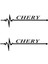 Nabız Ritm Oto Cam Sticker Chery 30 x 8 cm 2