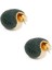 Pave Dome Earrings, Kristalli Kup Tarzı Küpe 2