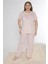 Büyük Beden Battal Viskon Kısa Kol Yazlık Pijama Takımı Dowry B08-90 4