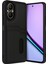 Realme 12 Lite Kılıf Sara Kartvizitli Deri Kılıf - Siyah Ynsmr 2