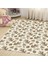 Kaymaz Dijital Mutfak & Salon Halı Trend Vintage AL5007 Bej 6