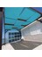 50CM x 14M Mavi Su Geçirmez Dekoratif Gölgelik Battı Çıktı 3
