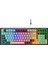 Kb-98 Silent Siyah/gri/turuncu Sessiz Rainbow Q Membrane Oyuncu Klavyesi 1
