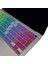 Macbook Air M1 13INÇ Klavye Koruyucu Türkçe Q Dazzle A2179 A2337 ile Uyumlu Pembe Yeşil 2