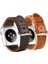 Ally Apple Watch 7-8 45MM 6-5-4 44MM Kordon Kayış Retro Deri 3-2-1 42MM-(5775) - HNK6216-8232 1