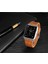 Ally Apple Watch 7-8 45MM 6-5-4 44MM Kordon Kayış Retro Deri 3-2-1 42MM-(5775) - HNK6216-8232 4