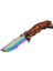 Fst 3039 A Tırtıklı Gökkuşağı Kamp Çakı 23 cm - G10 Sap Yarı Otomati - HNK2392-4211 1