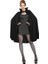 Siyah Renk Yakalı Halloween Pelerini 90 cm - HNK9519-4595 2