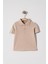 Erkek Çocuk Basic Bej Polo Yaka Tshirt 6-9 Yaş 1